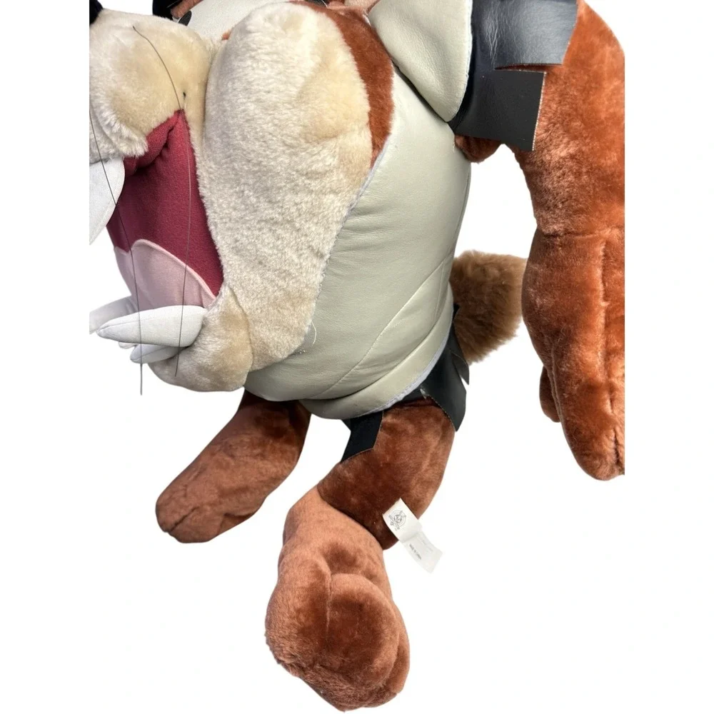 Vintage 90s Looney Tunes Taz Tazmanian Devil Roman Centurion‎ Big Plush Toy 1997